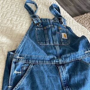 36x34 Men’s Denim Carhartt Bib Overalls